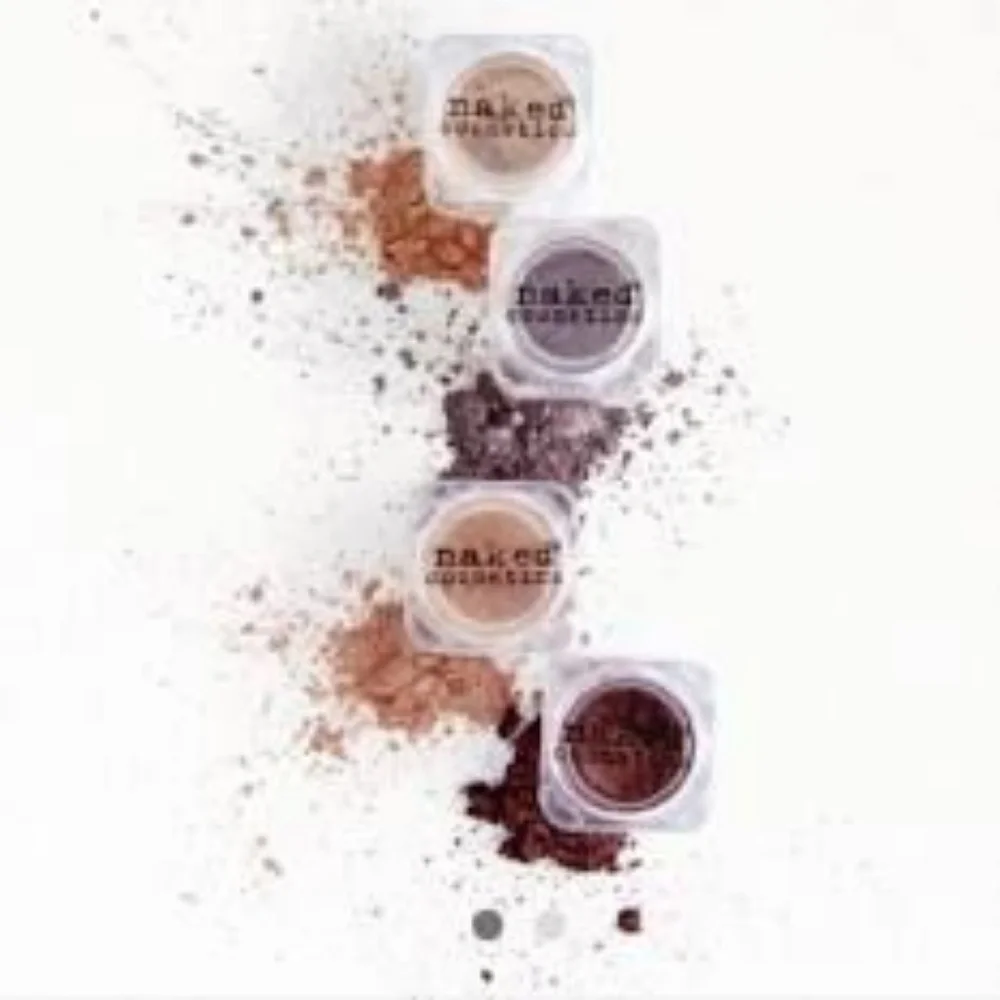 Naked Cosmetics 4 Piece Glitter Pigment Set NWT